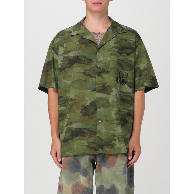 Palm Angels Shirt Men Green